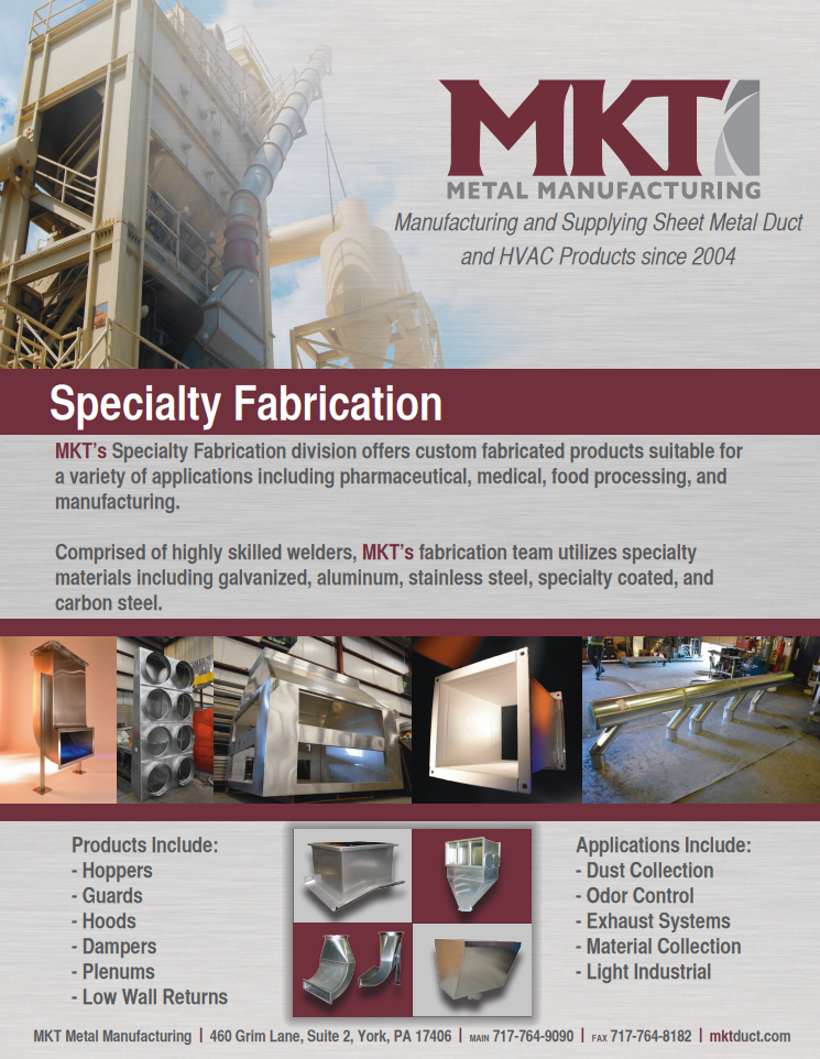 Specialty Fabrication MKT Metal Manufacturing
